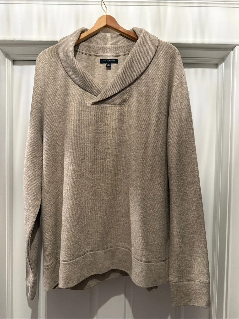 Banana Republic Taupe Cowl-Neck Sweater